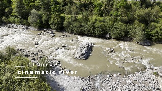 cinematic river - DJI Mini 4 Pro