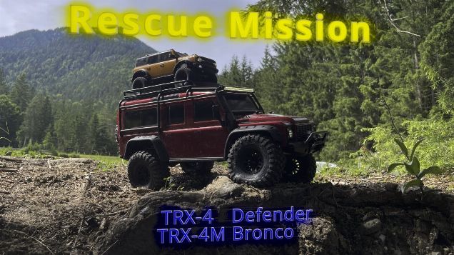 Rescue mission - TRX-4 Defender & TRX-4M Bronco