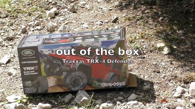 Traxxas TRX-4 Defender - out of the box