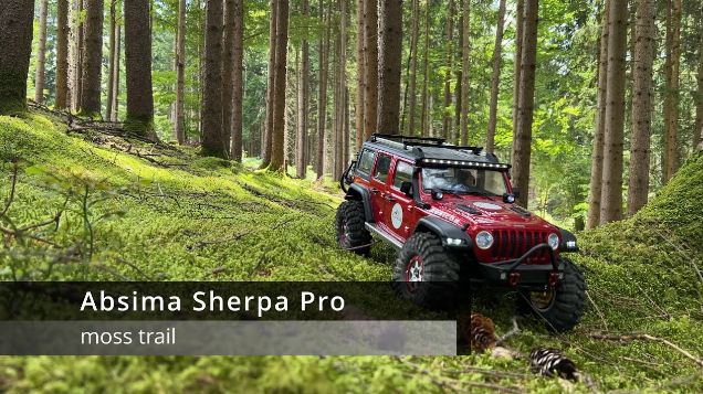 moss trail- Absima Sherpa Pro #absimasherpa #yk4102 #absima