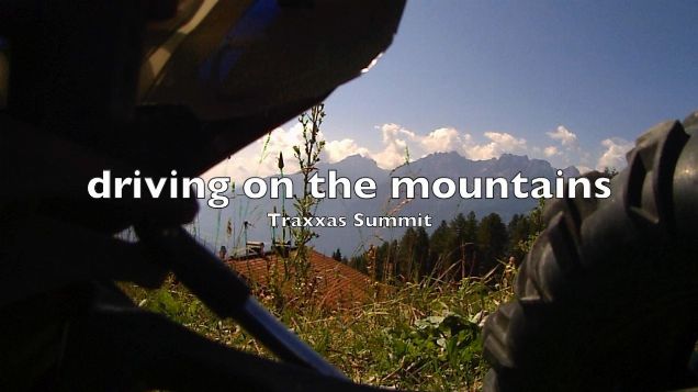 Traxxas Summit - driving on the mountains