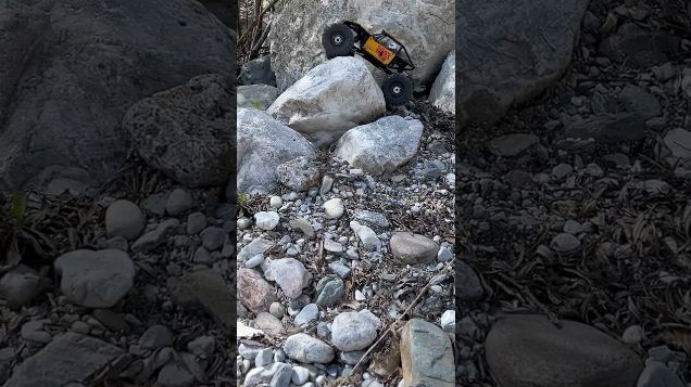 testing the crawling skills - Axial Capra UTB18 #utb18 #axialcrawler #4ws