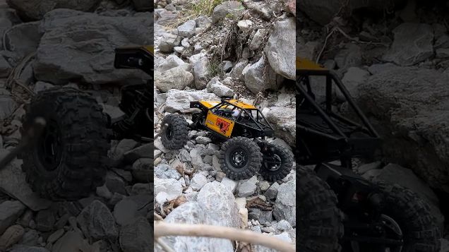 pushing the limits in a dry creek bed - Axial Capra UTB18 #axial #utb18 #caprautb18