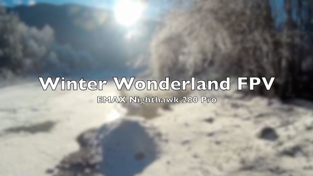 EMAX Nighthawk 280 Pro Winter Wonderland FPV