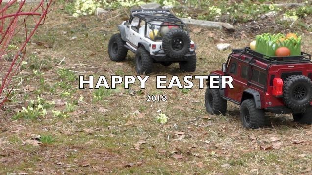 Traxxas TRX-4 & Axial SCX10 - HAPPY EASTER 2018