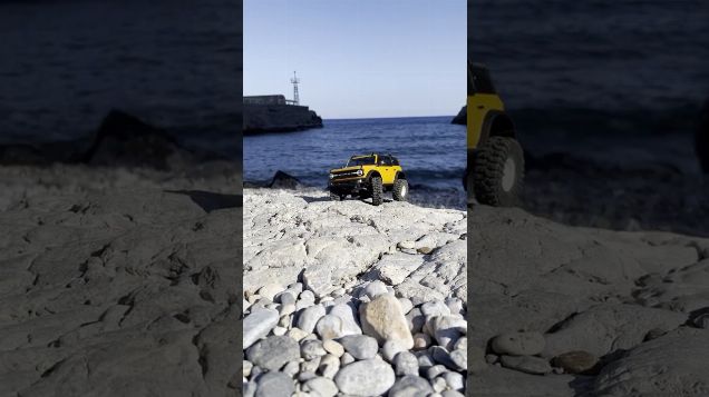 exploring harbour beach - Traxxas TRX 4M Bronco #traxxas #trx4mbronco #trx4m