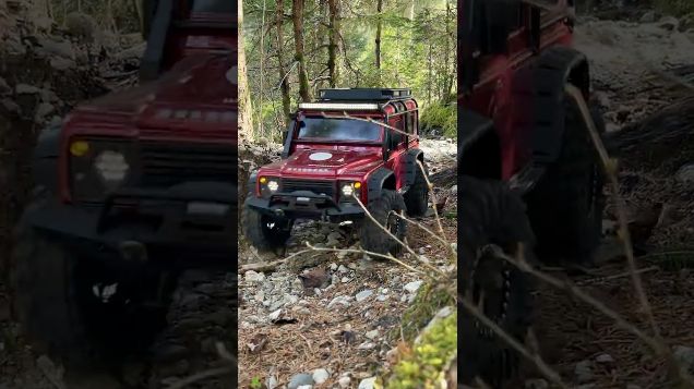 mixed terrain: forrest - Traxxas TRX-4 Defender #traxxas #trx4defender #rcoffoad