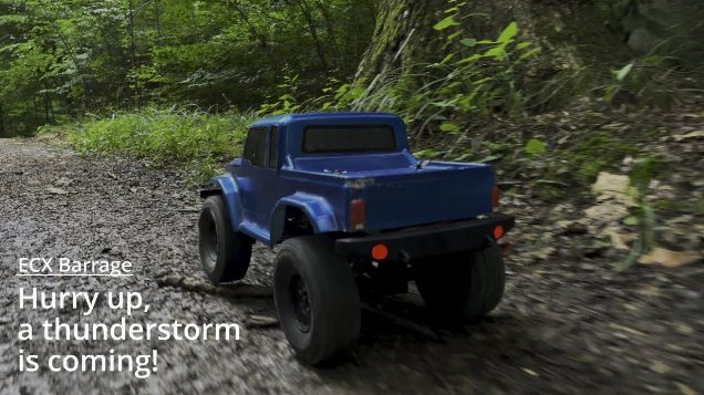 hurry up, a thunderstorm is coming! - ECX Barrage