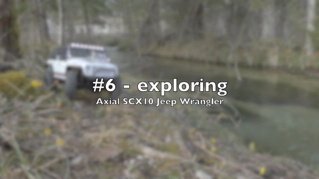 Axial SCX10 Jeep Wrangler #6 - exploring