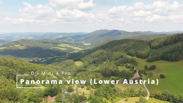 Cinematic panorama view in Lower Austria - DJI Mini 4 Pro