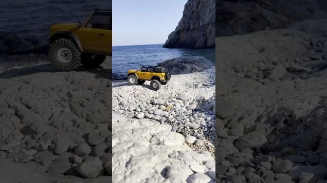 crawling at the beach - Traxxas TRX 4M Bronco #traxxas #trx4mbronco #trx4m