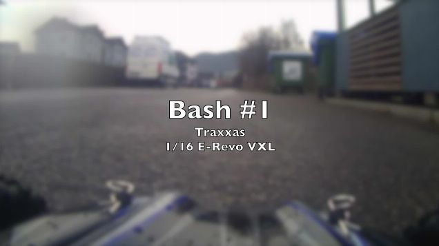 Traxxas E-Revo VXL - 1st Bash