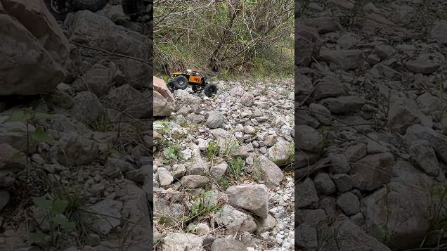 dry creek bed crawling 03-  Axial Capra UTB18 #axialcapra #utb18 #crawler4ws