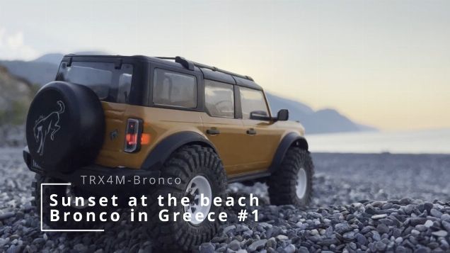 Sunrise at the beach - Traxxas TRX4M Bronco in Greece #1