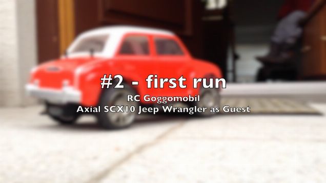 RC Goggomobil #2 - first run