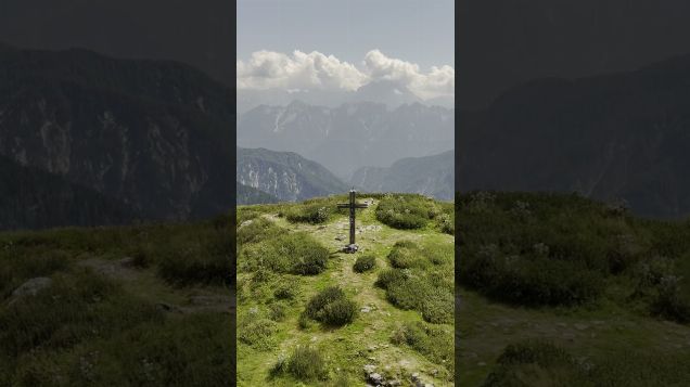 summit cross Poludnig - DJI Mini 4 Pro #cinematic #djimini4pro #Poludnig