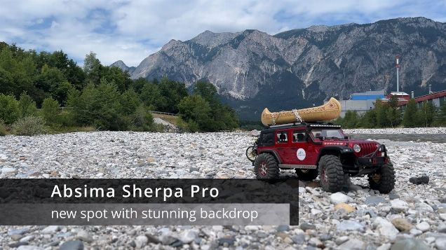 new spot with stunning backdrop - Absima Sherpa Pro #absima #absimasherpa #yk4102