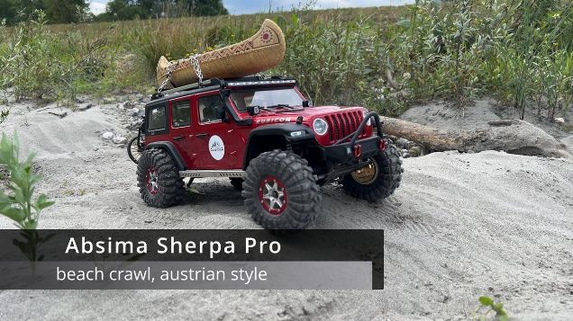 beach crawl, austrian style - Absima Sherpa Pro #absimasherpa #absima #yk4102