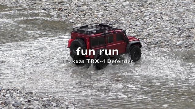 Traxxas TRX-4 Defender - fun run