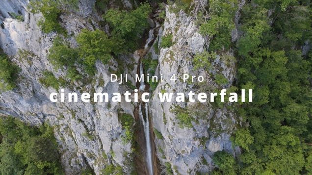cinematic waterfall - DJI Mini 4 Pro