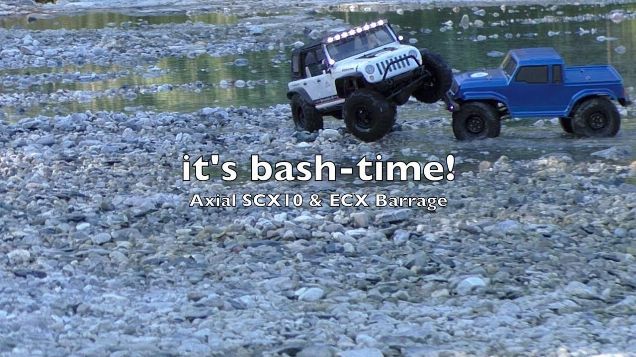 Axial SCX10 & ECX Barrage - it's bash time!