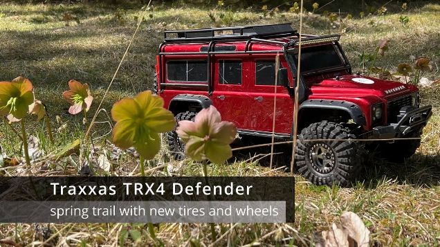 spring trail with new tires and wheels - Traxxas TRX4 Defender