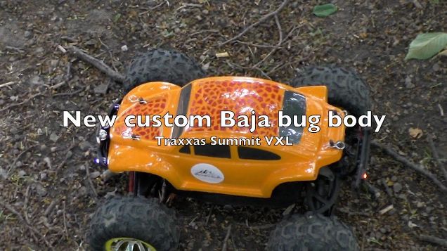 Traxxas Summit VXL - New custom Baja bug body