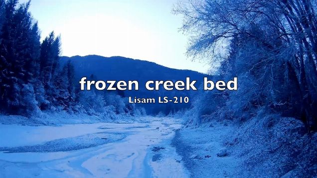 Lisam LS-210 - frozen creek bed