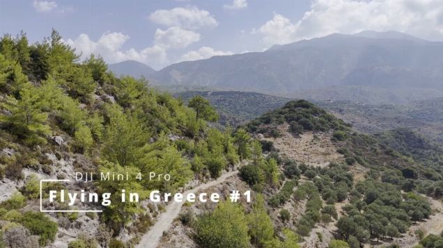 Cinematic flying in Greece - DJI Mini 4 Pro in Greece #1