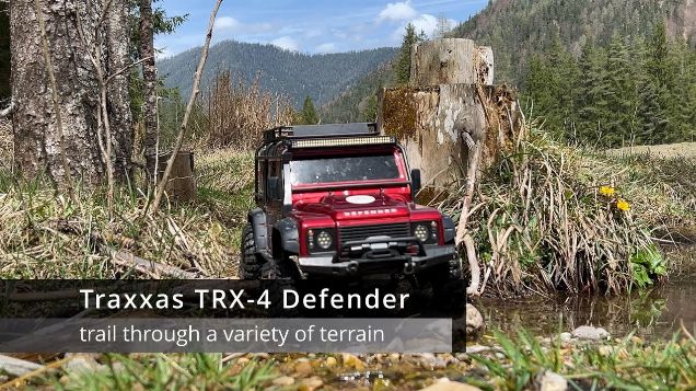 trail through a variety of terrain - Traxxas TRX 4 Defender