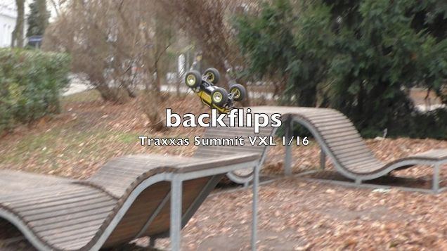 Traxxas Summit VXL - backflips