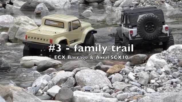 ECX Barrage & Axial SCX10 - #3 - family trail