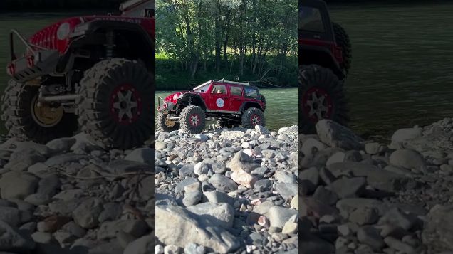 trailing along a river - Absima Sherpa Pro #absima #absimasherpa #yk4102