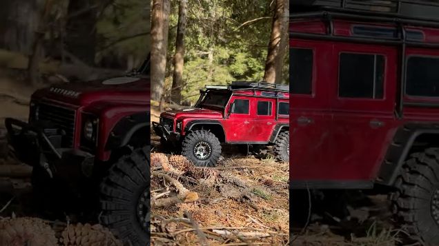 mixed terrain: woods - Traxxas TRX-4 Defender #traxxas #trx4defender #rcoffoad