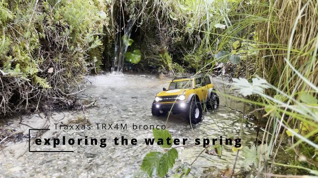 exploring the water spring - Traxxas TRX-4M Bronco