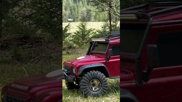 short no01 spring trail with new tires and wheels - Traxxas TRX4 Defender #trx4 #trx4defender