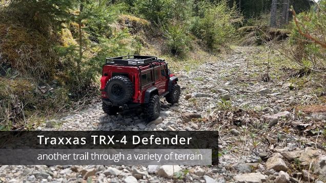 another trail through a variety of terrain - Traxxas TRX 4 Defender