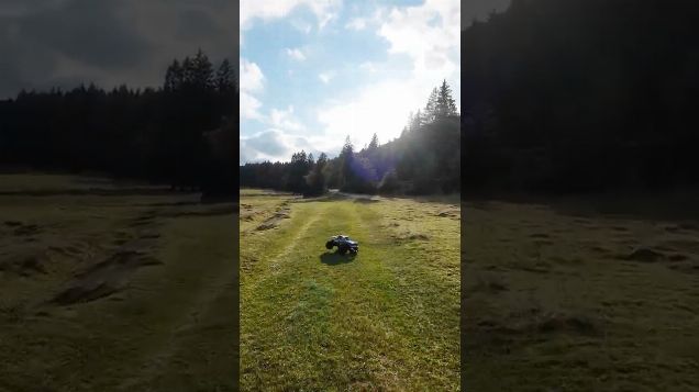 FPV chase of Traxxas Bigfoot - DJI Avata2 & Traxxas Bigfoot  #fpvchase  #traxxasbigfoot #djiavata2