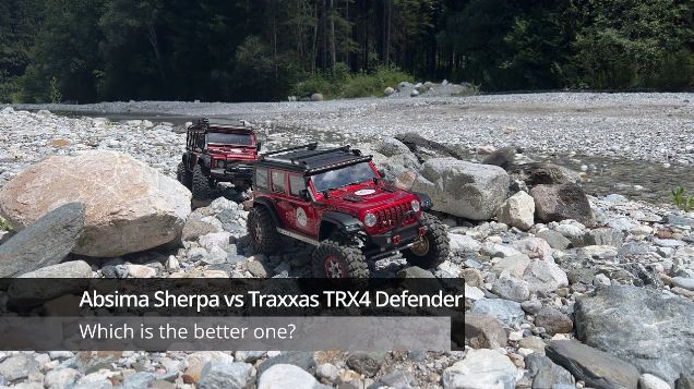 which is the better one? - Absima Sherpa & Traxxas TRX-4 Defender #absimasherpa #trx4defender #trx4