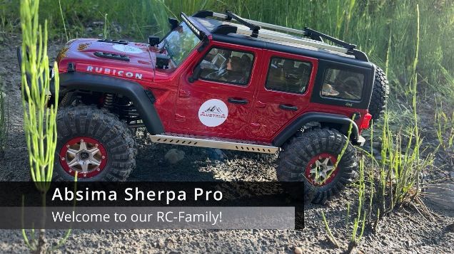 Welcome to our RC-Family! First run - Absima Sherpa Pro