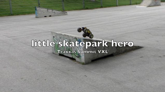 Traxxas Summit VXL - little skatepark hero