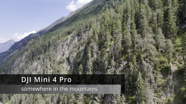 somewhere in the mountains - DJI Mini 4 Pro